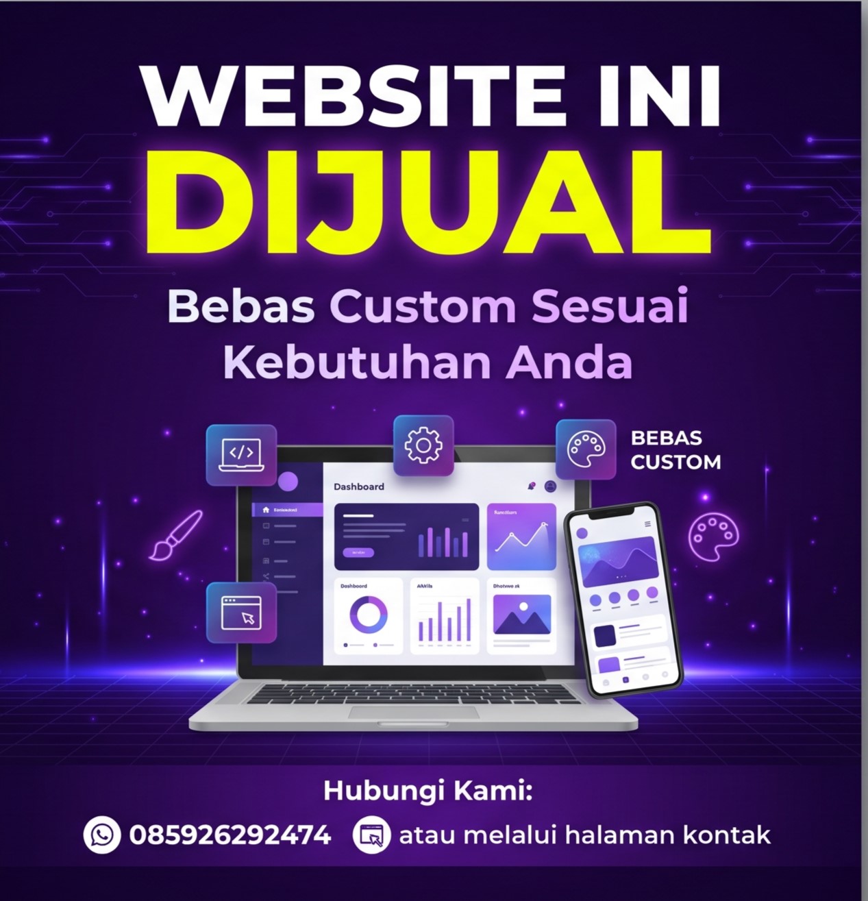 WEBSITE INI DIJUAL!!! - DIJUAL!! 1
