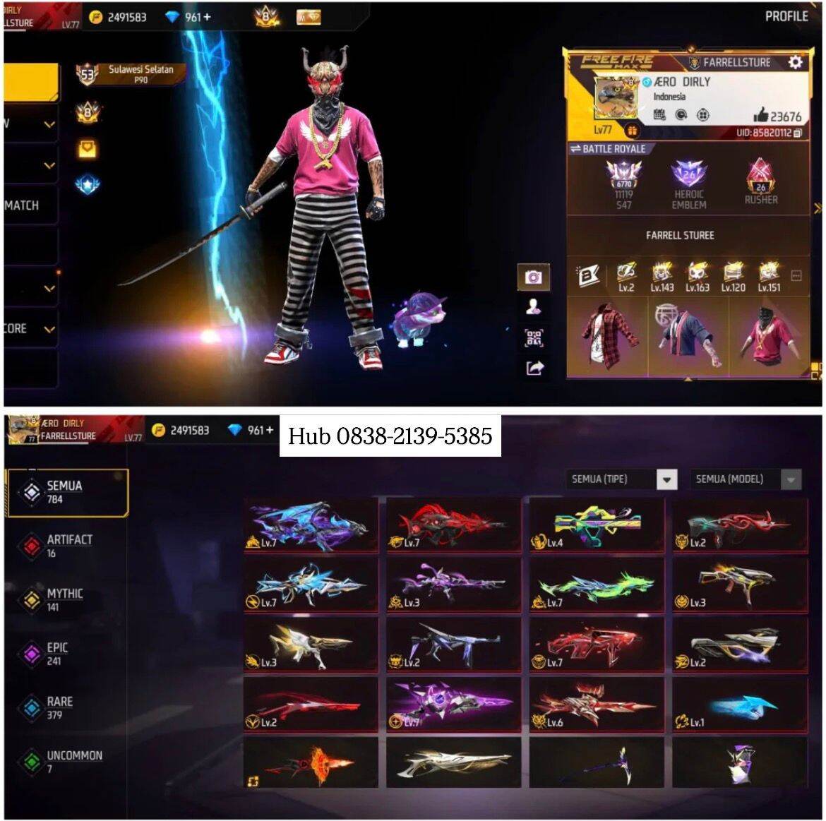 EPEP GILAK - FREE FIRE 2